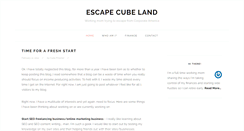 Desktop Screenshot of escapecubeland.com